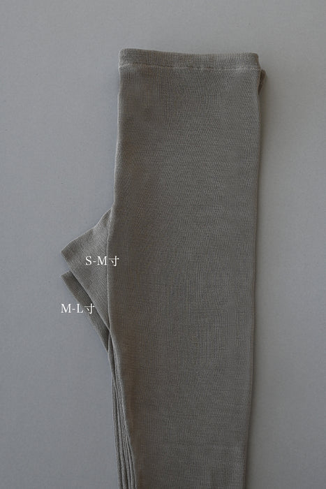 足からおへその肌着 シルク100レギンス