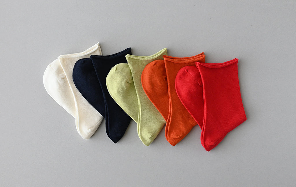薄履く Organic cotton　新色５色