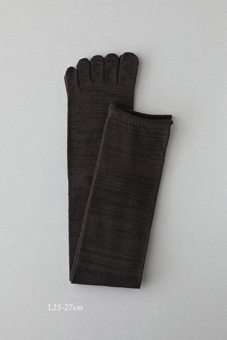 五本指「足の肌着」絹と綿  petta  ペッタロング