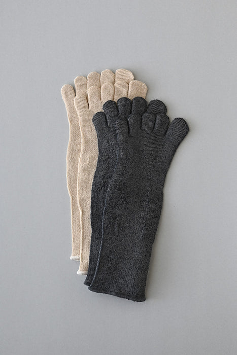 ‘Ashi No Hadagi’ Toe Socks linen