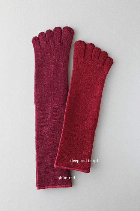 Toe Socks, Silk & Wool