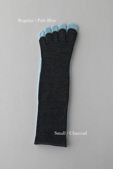 Toe Socks, Silk & Wool