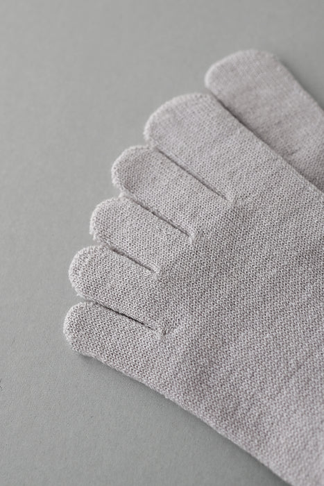 Toe Socks, Silk & Wool