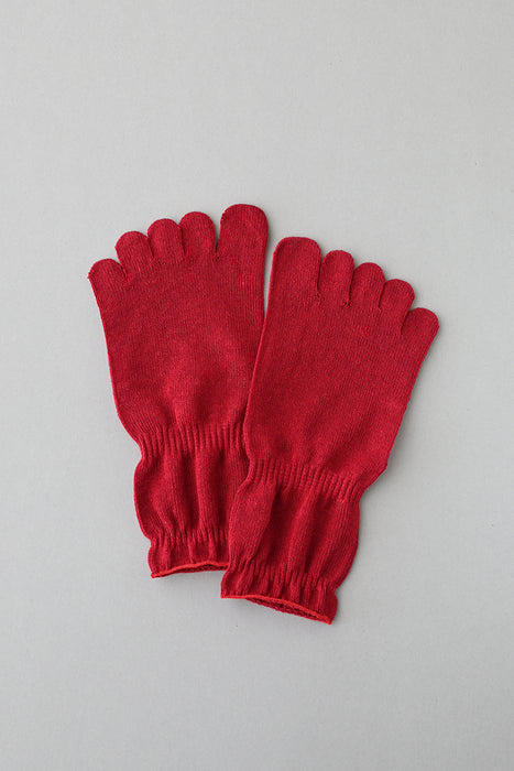 五本指「足の肌着」麻100