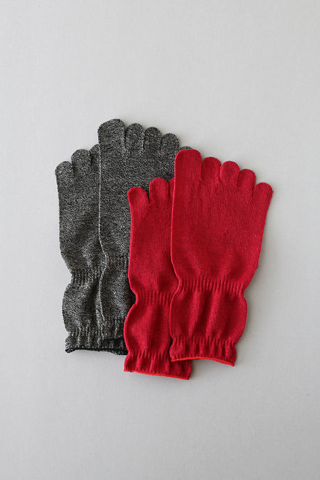 五本指「足の肌着」麻100