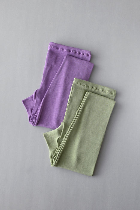 Underwear from feet to navel 100 silk leggings color