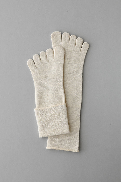 Toe Socks, Silk & Cotton