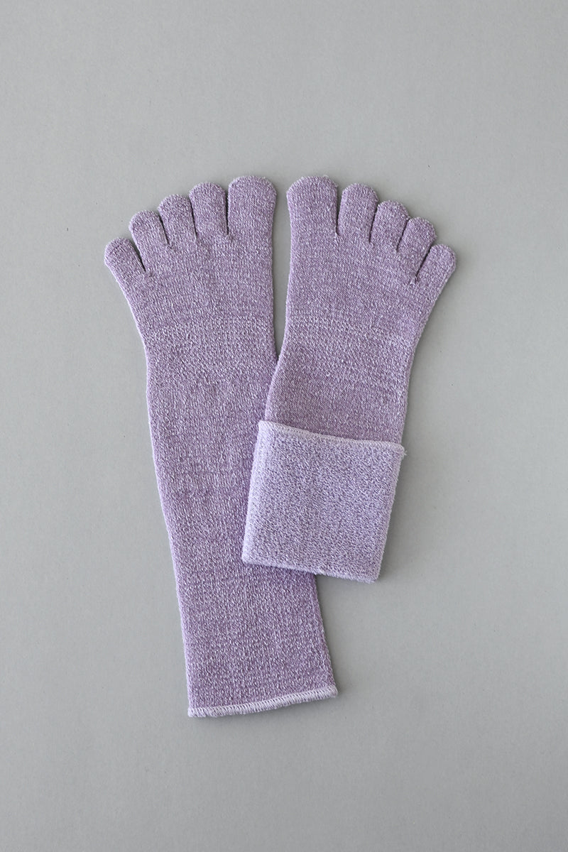 五本指「足の肌着」絹と綿 organic cotton– Gluck und Gute