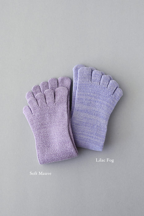 Toe Socks, Silk & Organic Cotton