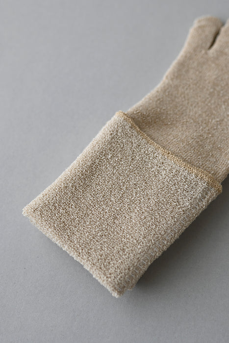 五本指「足の肌着」絹と綿  organic cotton