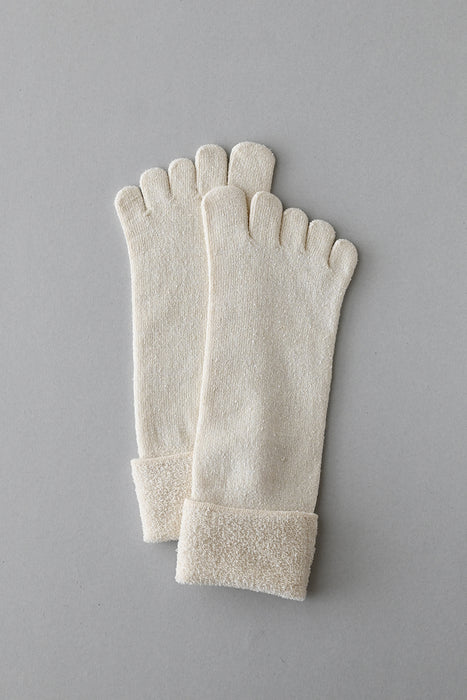 五本指「足の肌着」絹とウール– Gluck und Gute