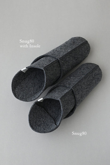 Wool felt room shoes Snug