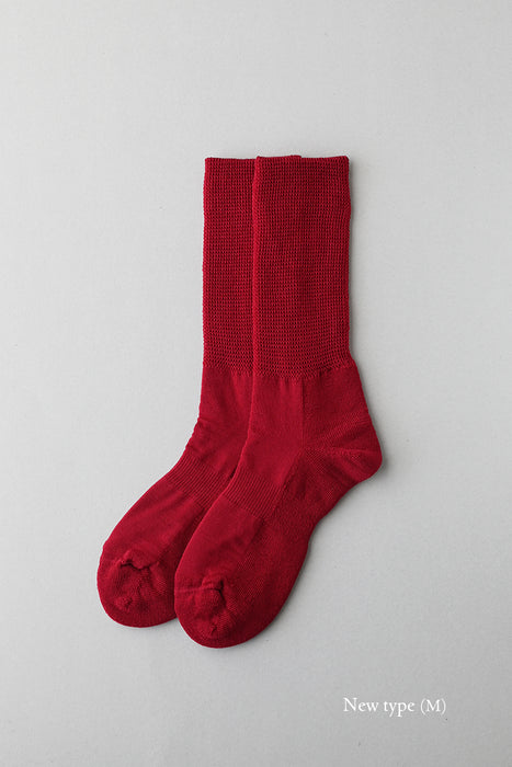 絹ウール二層靴下