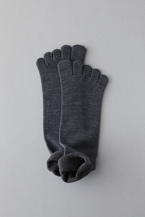 五本指「足の肌着」絹とウール