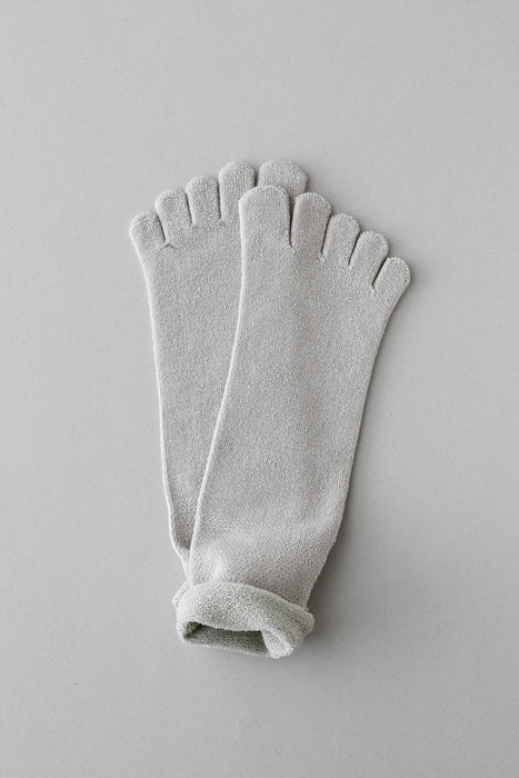 五本指「足の肌着」絹とウール