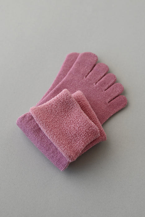 五本指「足の肌着」絹とウール