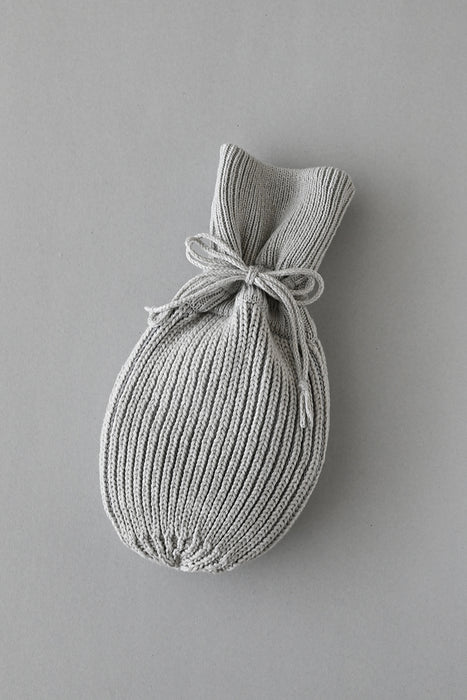 自然素材と 土に還る素材でできた　小さな湯たんぽカバー