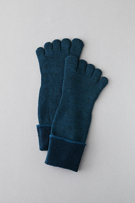 五本指「足の肌着」絹と綿  organic cotton