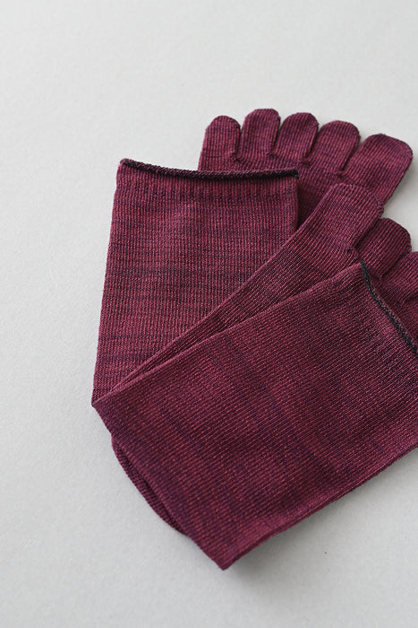 五本指「足の肌着」絹と綿   petta ペッタ