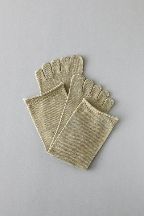 五本指「足の肌着」絹と綿   petta ペッタ