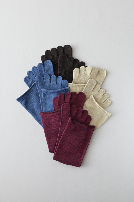 五本指「足の肌着」絹と綿   petta ペッタ