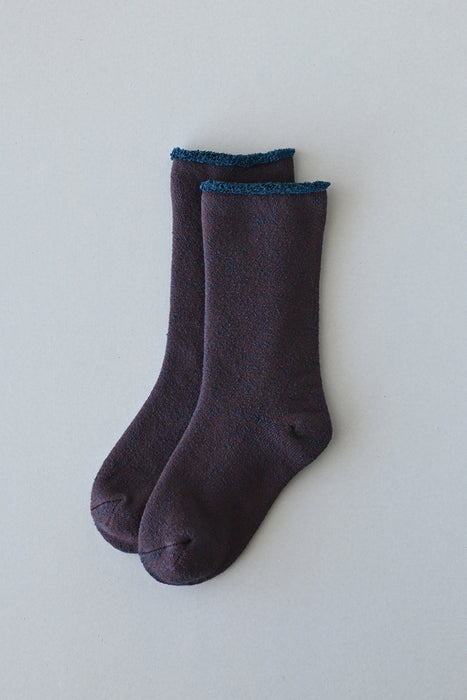 'Sozai to Iro Melange' Double-layered Socks