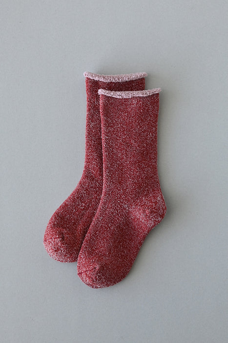 'Sozai to Iro Melange' Double-layered Socks