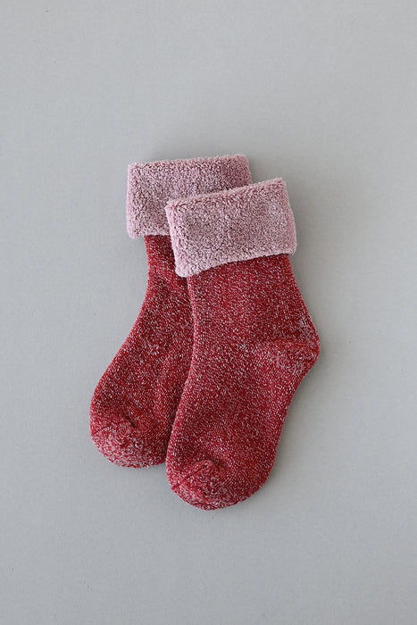 'Sozai to Iro Melange' Double-layered Socks