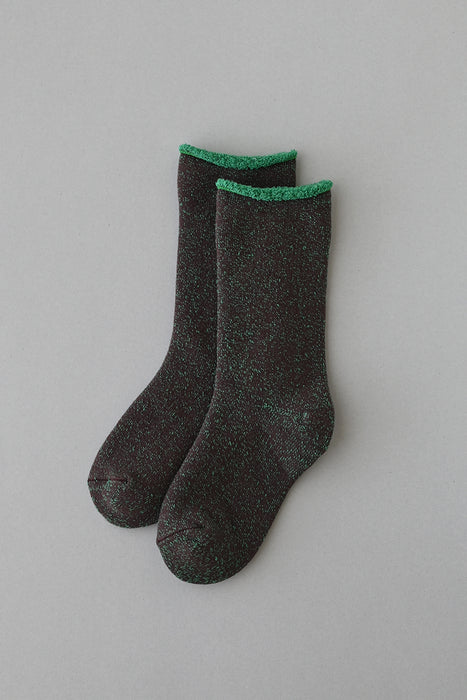 'Sozai to Iro Melange' Double-layered Socks