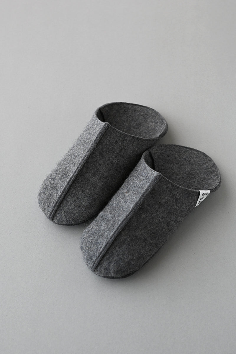 未使用 Hemskor（ヘムスコー）羊毛フェルトルームシューズ（踵なし）袋