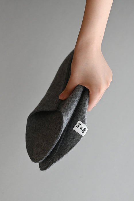 Wool felt room shoes Snug