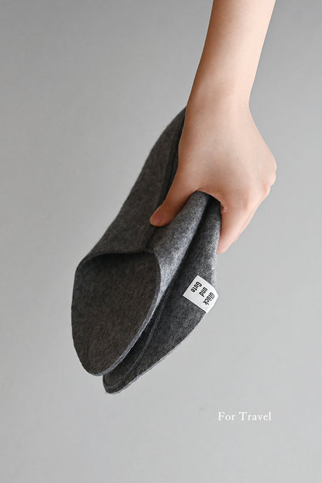 Wool felt room shoes Snug