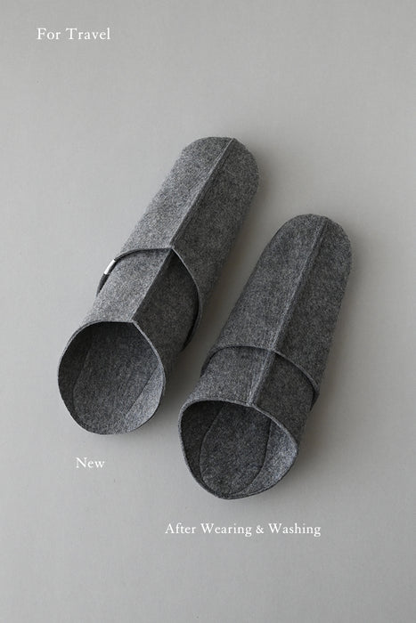 Wool felt room shoes Snug