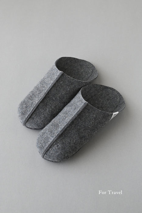 Wool felt room shoes Snug