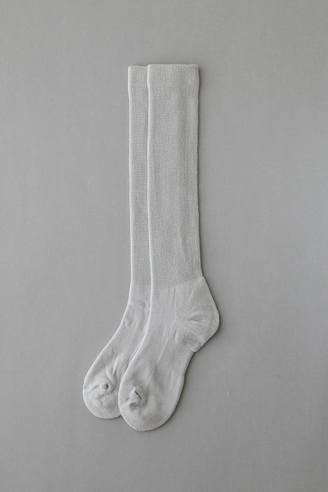 Double-layered silk and cotton socks