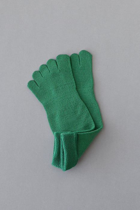 五本指「足の肌着」絹と綿  organic cotton